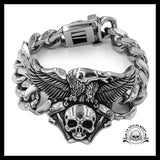 Bracelet Tête de Mort Aigle Américain - Crâne Passion