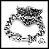 Bracelet Tête de Mort Aigle Américain - Crâne Passion