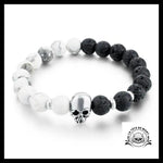 Bracelet Tête de Mort Anatomique