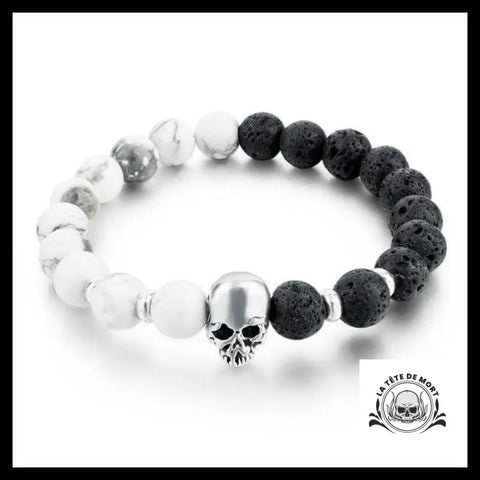 Bracelet Tête de Mort Anatomique