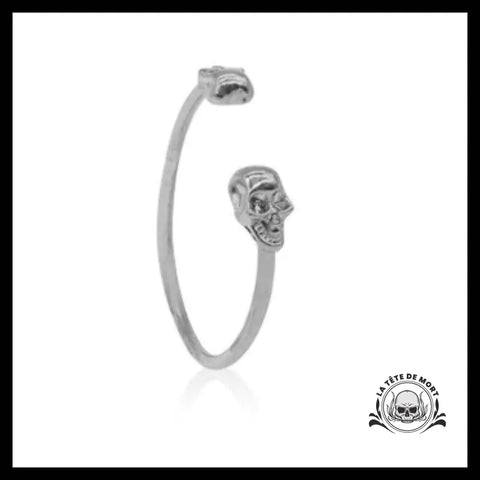 Bracelet Tête de Mort Argent - Crâne Passion