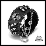 Bracelet Tête de Mort Biker