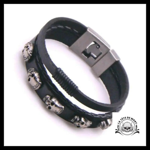 Bracelet Tête de Mort Boucanier