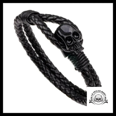 Bracelet Tête de Mort Brillant