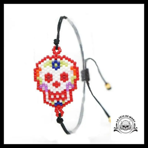 Bracelet Tête de Mort Caricature
