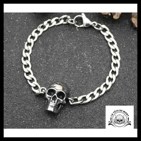 Bracelet Tête de Mort Chaîne
