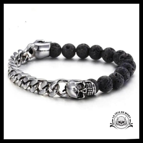 Bracelet Tête de Mort Chaînette
