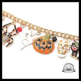 Bracelet Tête de Mort Citrouille
