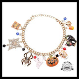Bracelet Tête de Mort Citrouille
