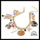 Bracelet Tête de Mort Citrouille