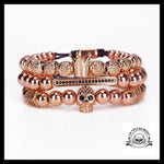 Bracelet Tête de Mort Couronne