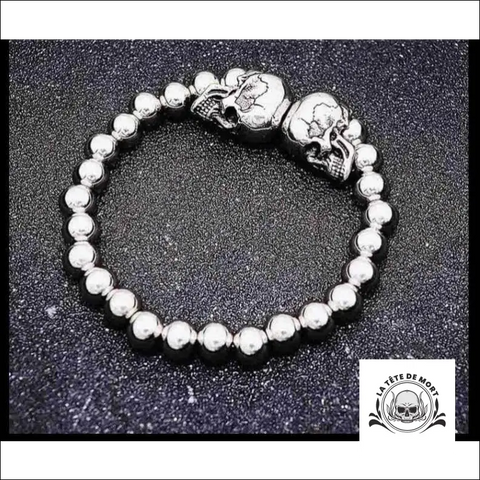 Bracelet Tête de Mort Crâne Anatomique