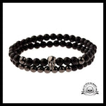 Bracelet Tête de Mort Crâne Réaliste