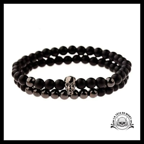Bracelet Tête de Mort Crâne Réaliste
