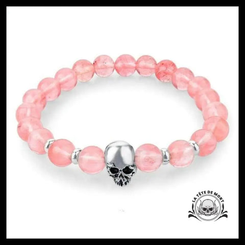 Bracelet Tête de Mort Crâne Réel