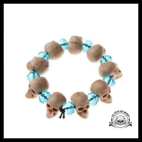 Bracelet Tête de Mort Cristal