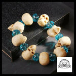 Bracelet Tête de Mort Cristal