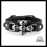 Bracelet Tête de Mort Croix