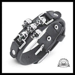 Bracelet Tête de Mort Croix