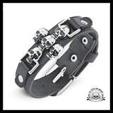 Bracelet Tête de Mort Croix