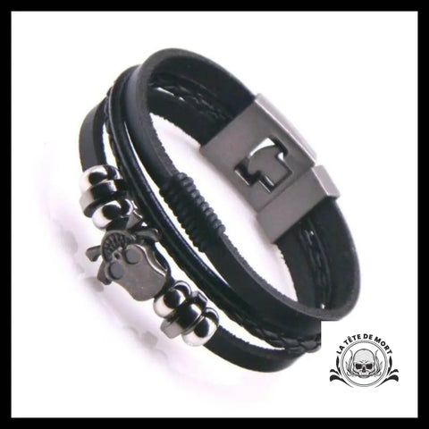 Bracelet Tête de Mort Dessin