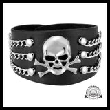 Bracelet Tête de Mort Drapeau Pirate