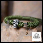 Bracelet Tête de Mort écrou en Argent