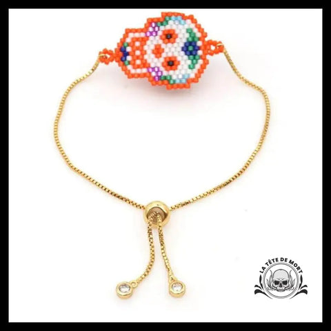 Bracelet Tête de Mort Estivale