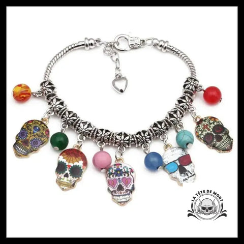 Bracelet Tête de Mort Féminine