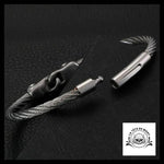 Bracelet Tête de Mort Femme (Acier)