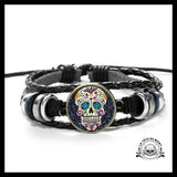 Bracelet Tête de Mort Fête Des Morts