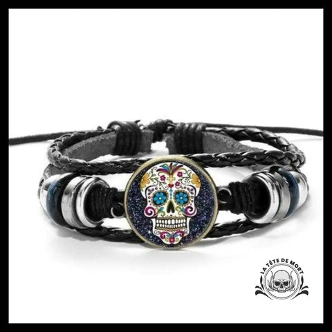 Bracelet Tête de Mort Fête Des Morts