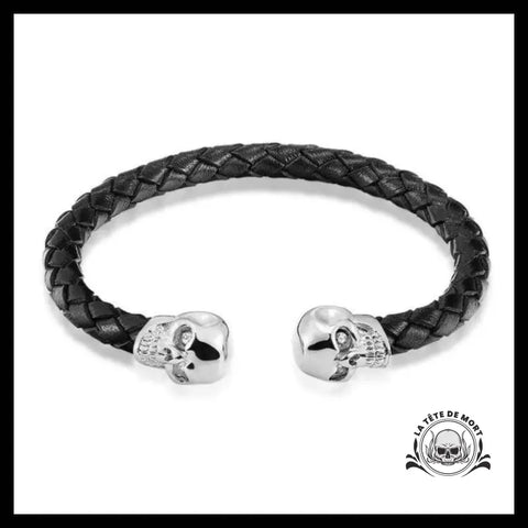 Bracelet Tête de Mort Frères Jumeaux