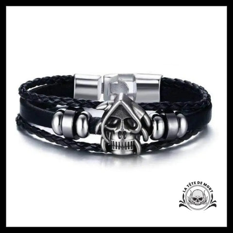 Bracelet Tête de Mort Grande Faucheuse