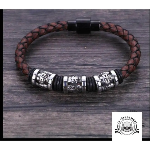 Bracelet Tête de Mort Grimace