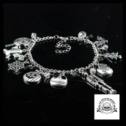 Bracelet Tête de Mort Halloween