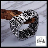 Bracelet Tête de Mort Homme (Acier)