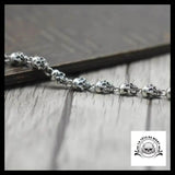 Bracelet Tête de Mort Homme (Argent)