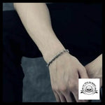 Bracelet Tête de Mort Homme (Argent)