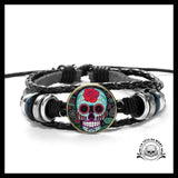 Bracelet Tête de Mort Jour Des Morts