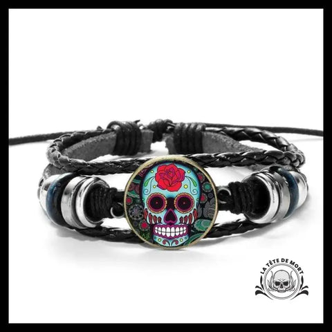 Bracelet Tête de Mort Jour Des Morts