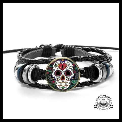 Bracelet Tête de Mort Los Muertos