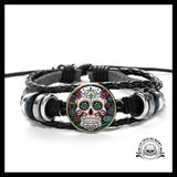 Bracelet Tête de Mort Macabre