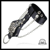 Bracelet Tête de Mort Main Squelette
