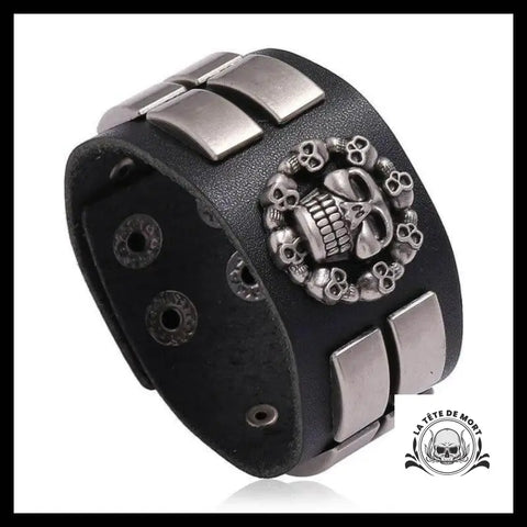 Bracelet Tête de Mort Manchette Singe