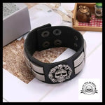 Bracelet Tête de Mort Manchette Singe