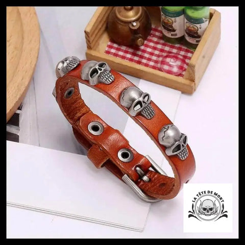 Bracelet Tête de Mort Maudite