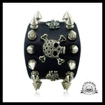 Bracelet Tête de Mort Piques Gothiques