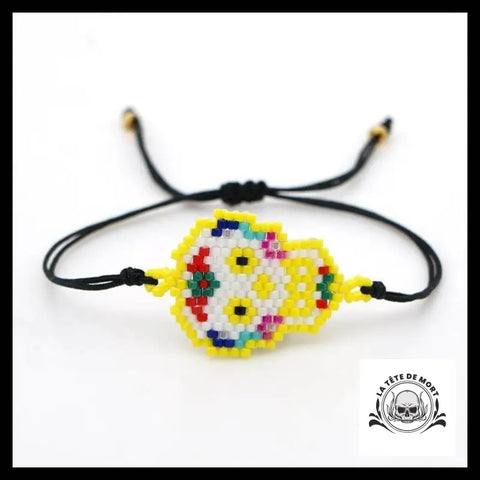 Bracelet Tête de Mort Portrait