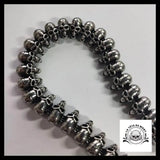 Bracelet Tête de Mort Punk/gothique en Acier Inoxydable
